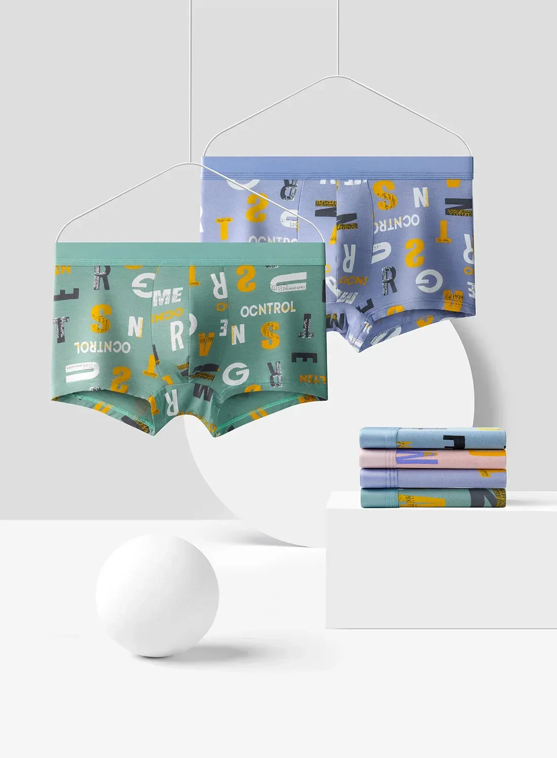 Men's 4 Pack Boxer Shorts - ShopHub