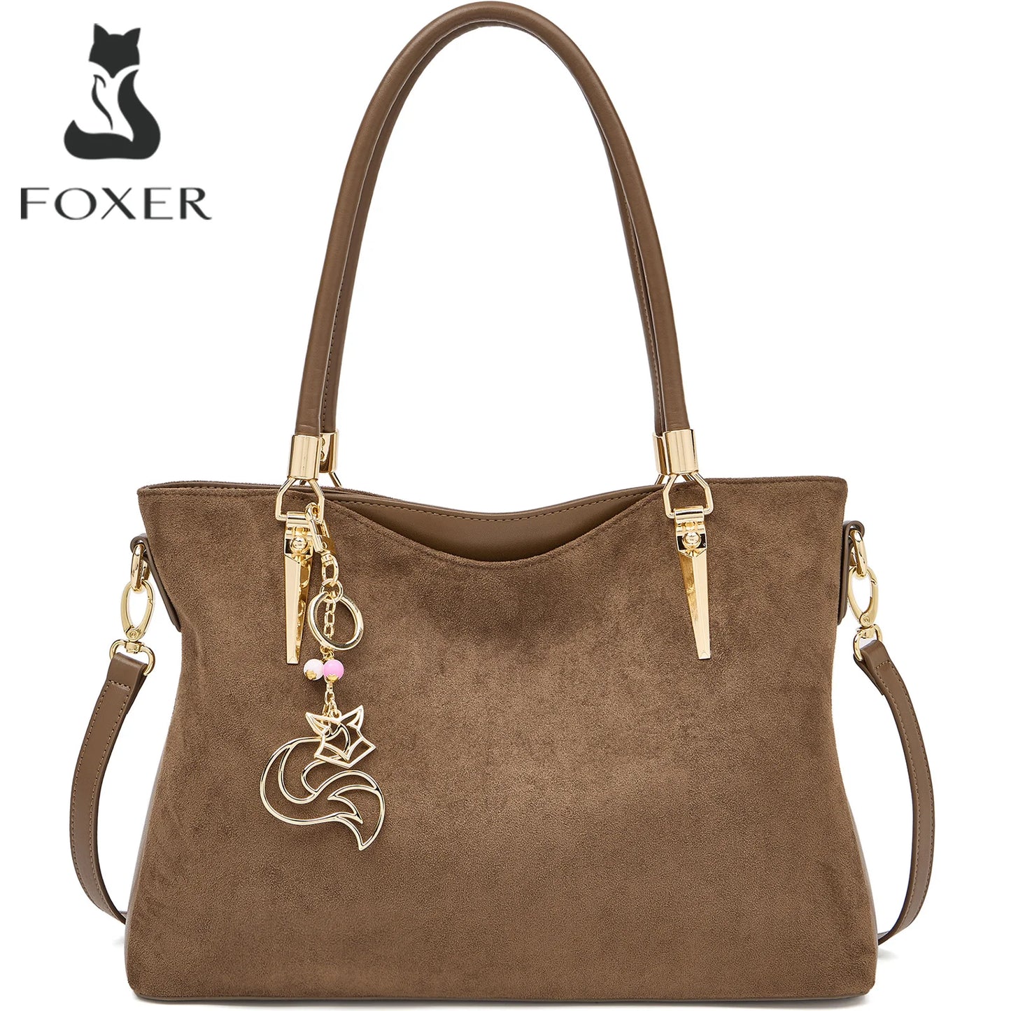 FOXER Vintage Suede Women's Handbag
