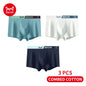 MiiOW Men's Cotton Underwear Set - Cozy Boxer Briefs