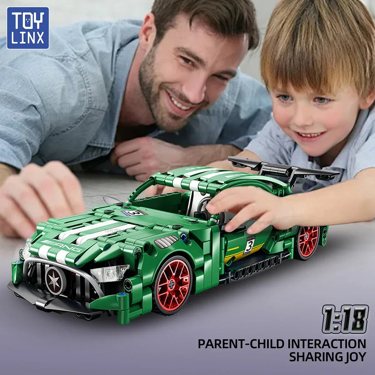 TOYLINX 456PCS Technical Super Racing Car Building Blocks - ShopHub