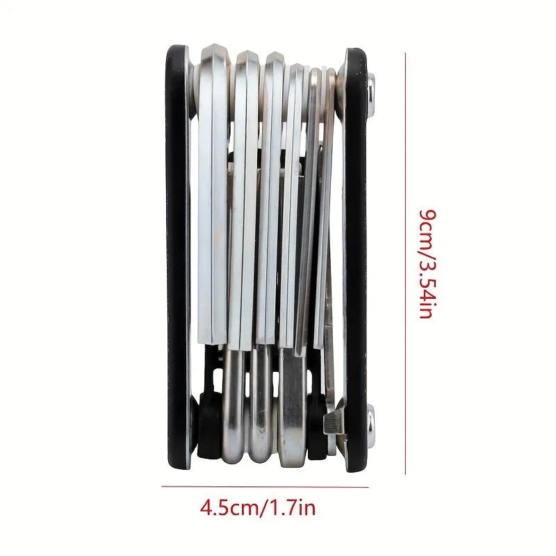 Folding Bike & Motorcycle Repair Tool Kit (16 in 1) Habicare