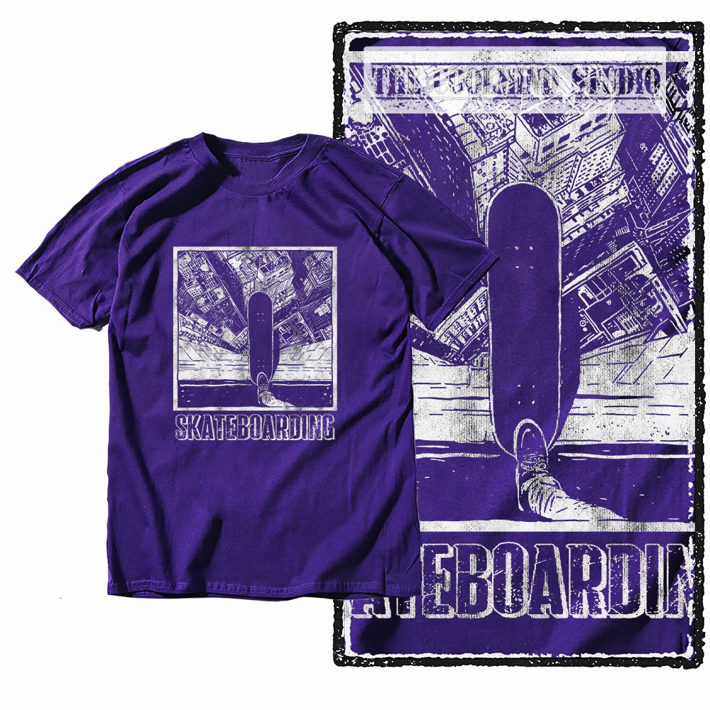 COOLMIND Unisex Skate Graphic Cotton T-Shirt | Streetwear Selection