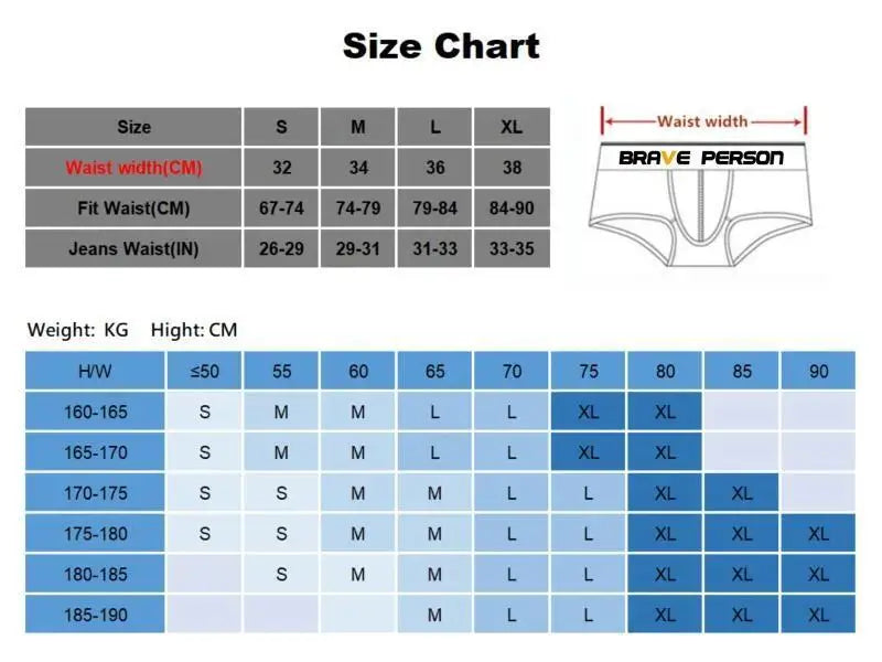 BRAVE PERSON Men's Modal Briefs - Comfortable Low-Rise Underwear for Ultimate Breathability