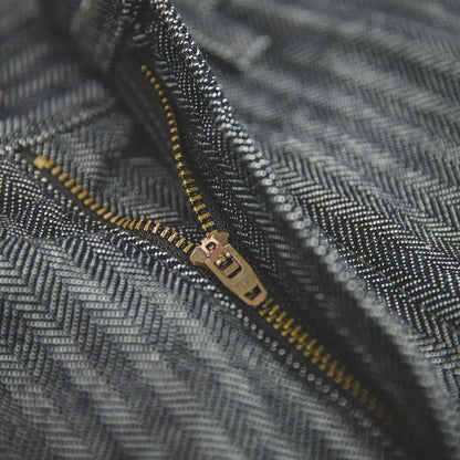 Maden Retro 12.8oz Grey Striped Jeans