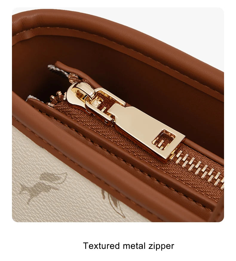 FOXER PU Leather Women Shoulder Bag Casual Female Handbag Large Capacity Tote Bag for Daily & Commute