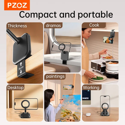 PZOZ FlexSnap Foldable Magnetic Phone Holder