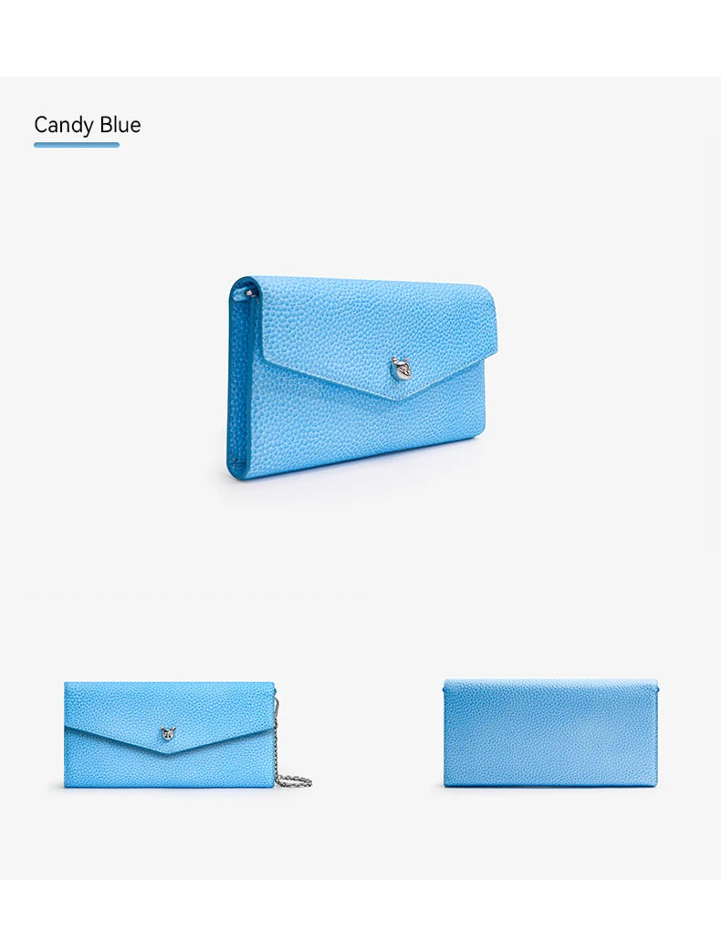 BAFELLI Genuine Leather Chain Wallet Bag