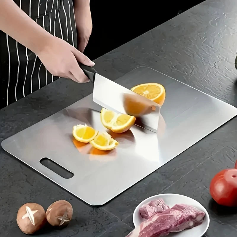 2pcs Stainless Steel Cutting Board Set