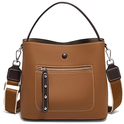 FOXER New Lady's Handbag Fashion 2026 Spring Summer Genuine Leather Casual Women Tote Bag Large Capacity Crossbody Shoulder Bag