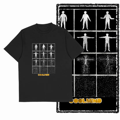 COOLMIND Cosmic Focus Graphic Cotton T-Shirt | Streetwear