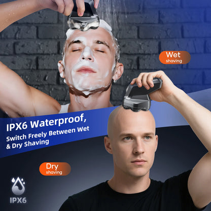 Kensen S32 Electric Head Shaver for Men 7D Floating Cutter