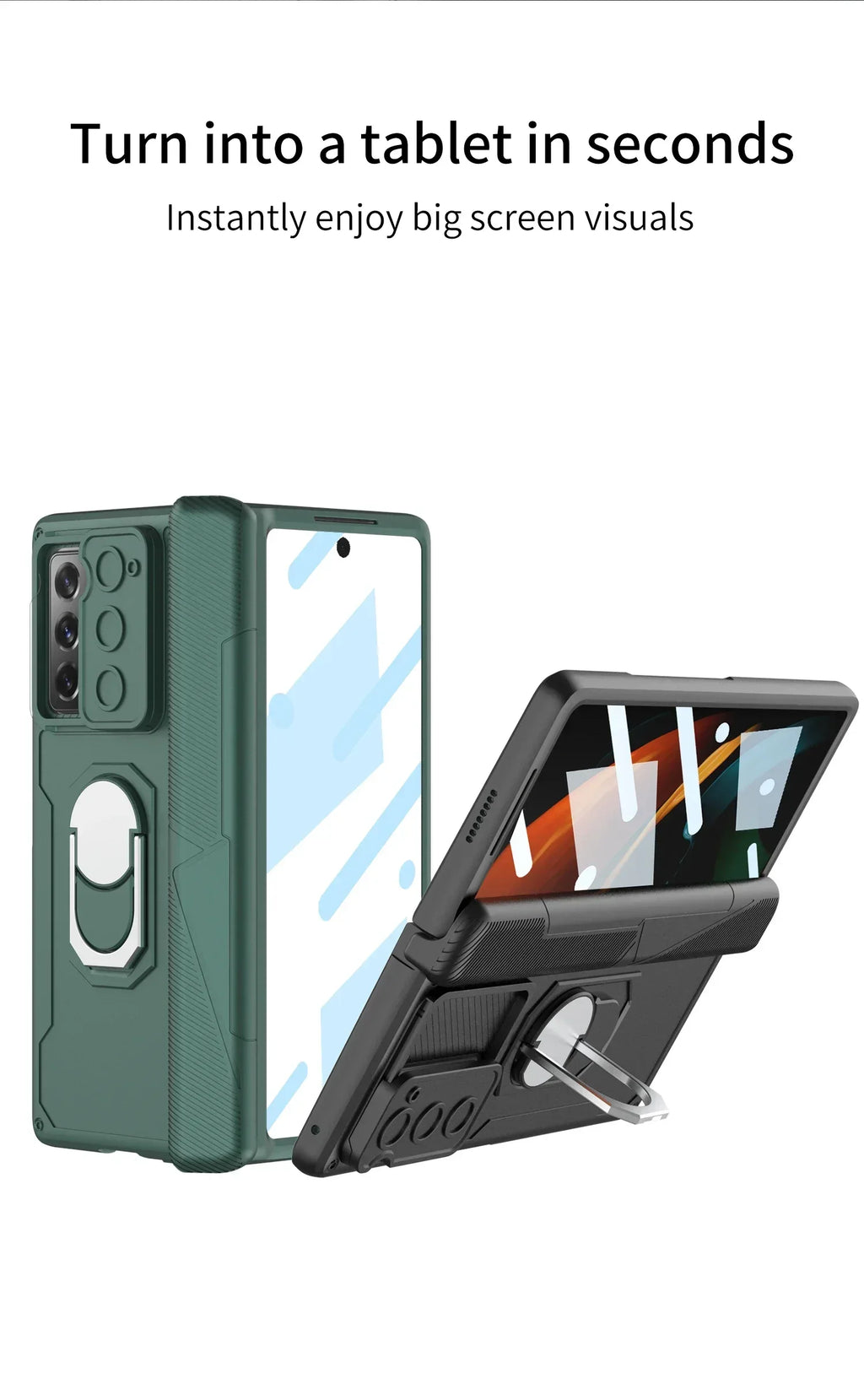 GKK Magnetic Hinge Armor Plastic Case for Galaxy Z Fold 2 - ShopHub