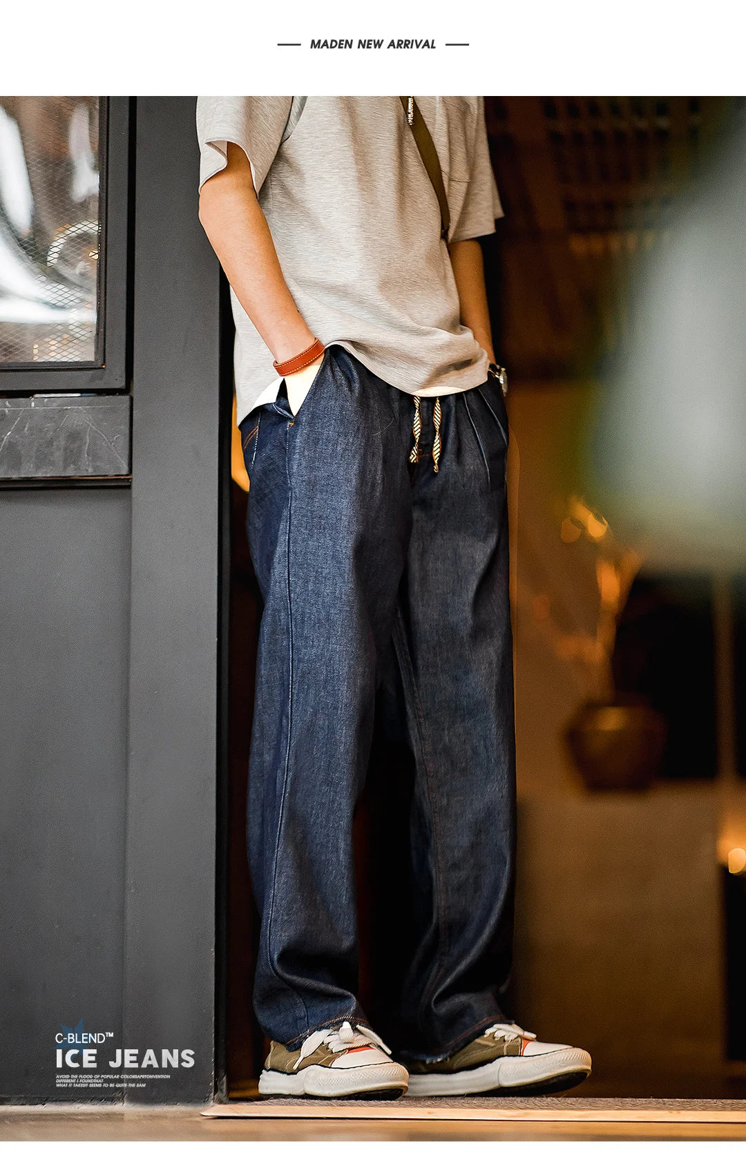 Maden Casual Lyocell Cool Comfort Jeans