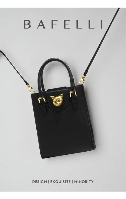 BAFELLI 2026 NEW WOMEN'S HANDBAG CAT LUXURY BRAND DESIGNER ORIGINAL STYLE TRENDING SHOULDER CASUAL BAGS MINI TOTE CROSSBODY