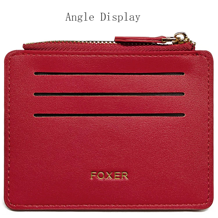 FOXER PU Leather Short Wallet