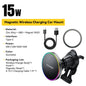 Essager RGB Magnetic Car Phone Holder with 15W Wireless Qi Charging