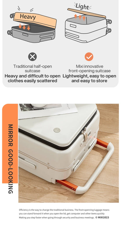 Mixi Premium 20-inch Carry-on Suitcase