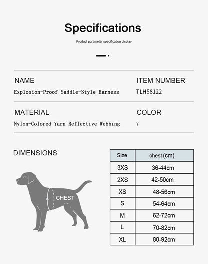 Truelove Floral Printing Mesh Padded Harness – Comfort and Style for Every Dog