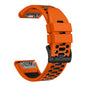 Quickfit Silicone Watch Band for a Range of Garmin Watches (22mm) (See list of models in the description) Habicare