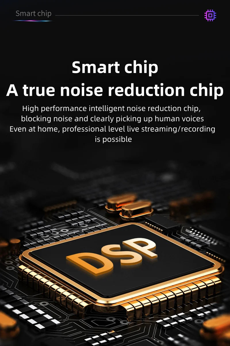 Bluedio S3000 Microphone - USB/XLR Dynamic Mic for Gaming, Streaming, and PS5/4 with Headphone Jack, RGB, and Mute Function