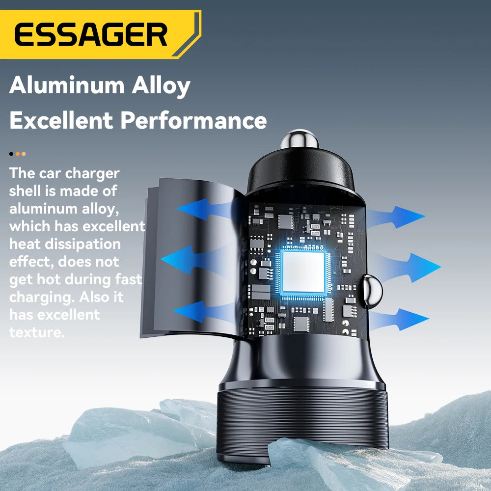 Essager 30W Mini Quick Charge Car Charger