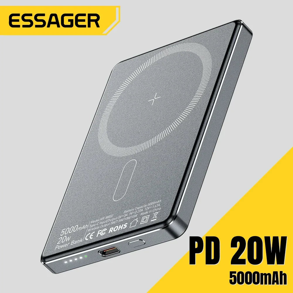 Essager Thin Wireless Power Bank - ShopHub
