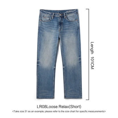 SIMWOOD 2026 Autumn New Loose Relax 13.5oz Heavyweight Washed Vintage Jeans Men Denim Pants Retro  Streetwear