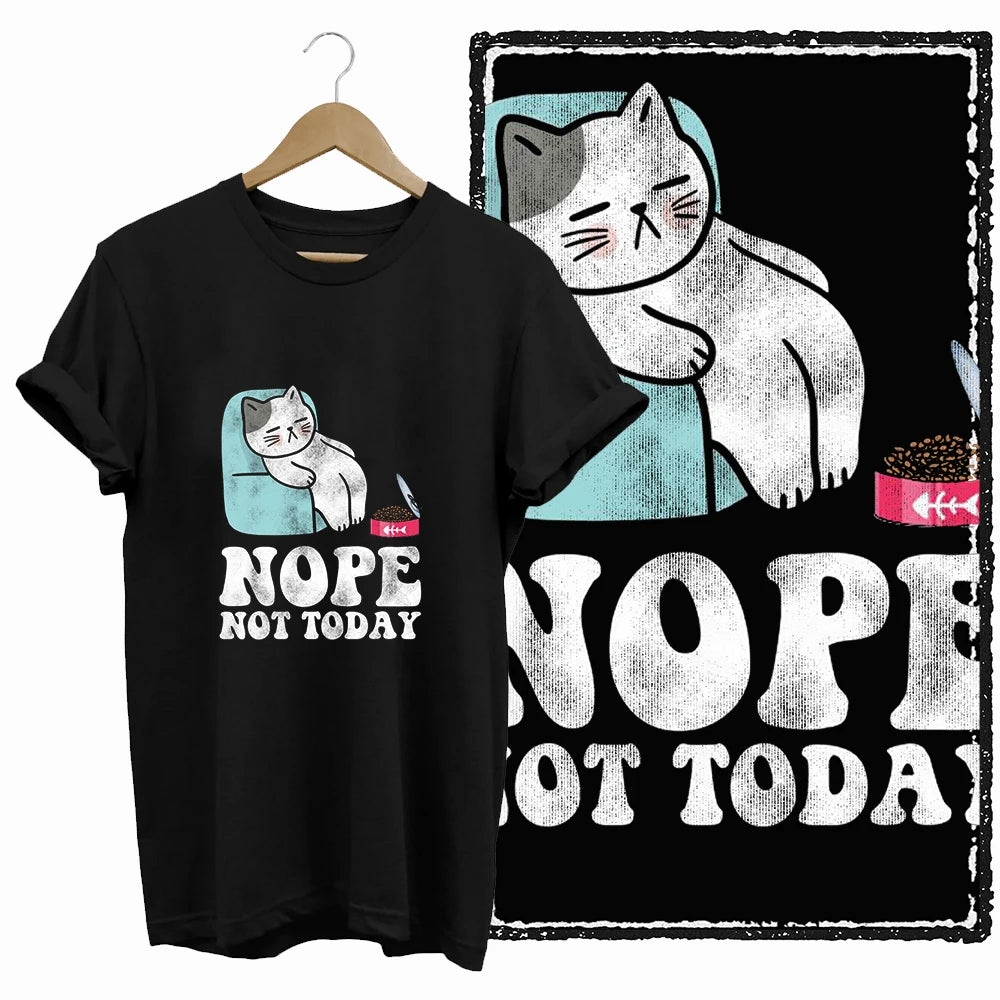 COOLMIND Cat Lover Graphic Cotton T-Shirt | Women's Relaxed Fit