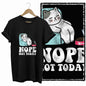 COOLMIND Cat Lover Graphic Cotton T-Shirt | Women's Relaxed Fit
