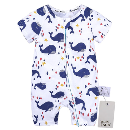 Kids Tales Sunshine Stories Cotton-Blend Printed Romper