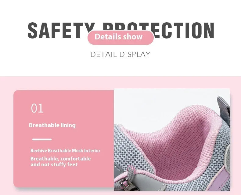 Kankeirr Women's Lightweight Safety Shoes - ShopHub