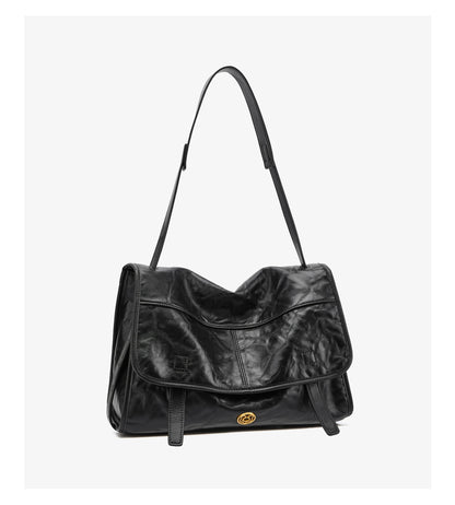 FOXER Wrinkled Genuine Leather Women's Crossbody Bag