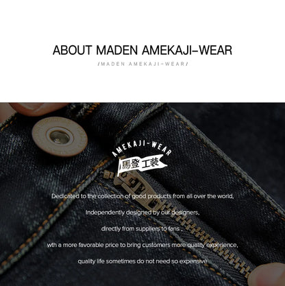 Maden Vintage Straight Jeans — Timeless Fit, Modern Comfort