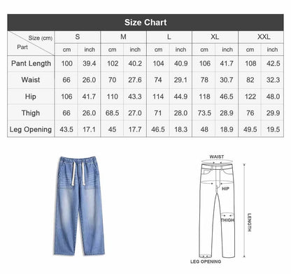 Maden Men's Vintage Baker Jeans Washed Denim