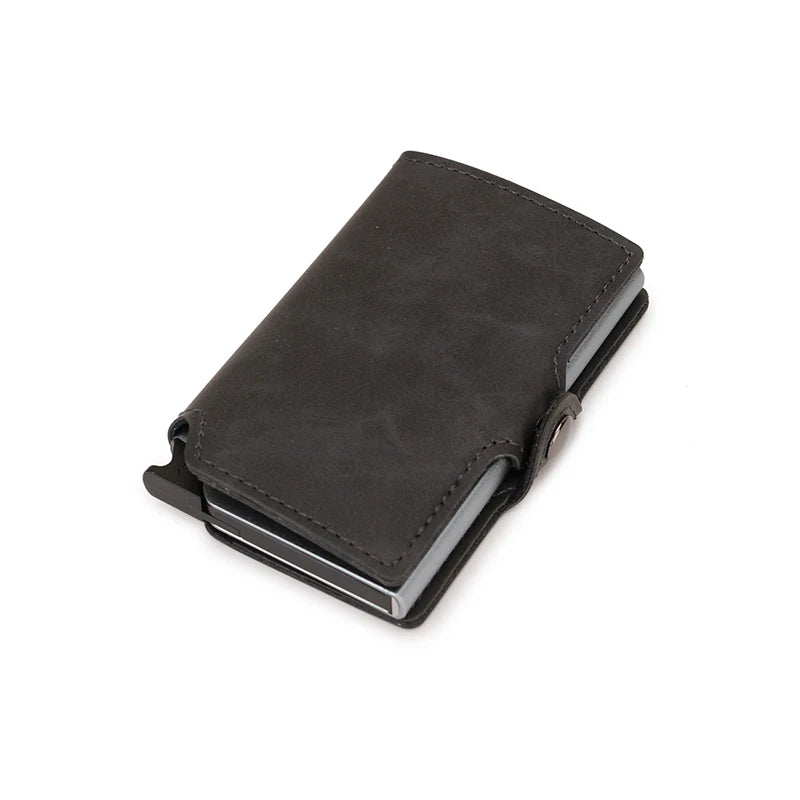 Slim Metal Business Card Holder with RFID Protection