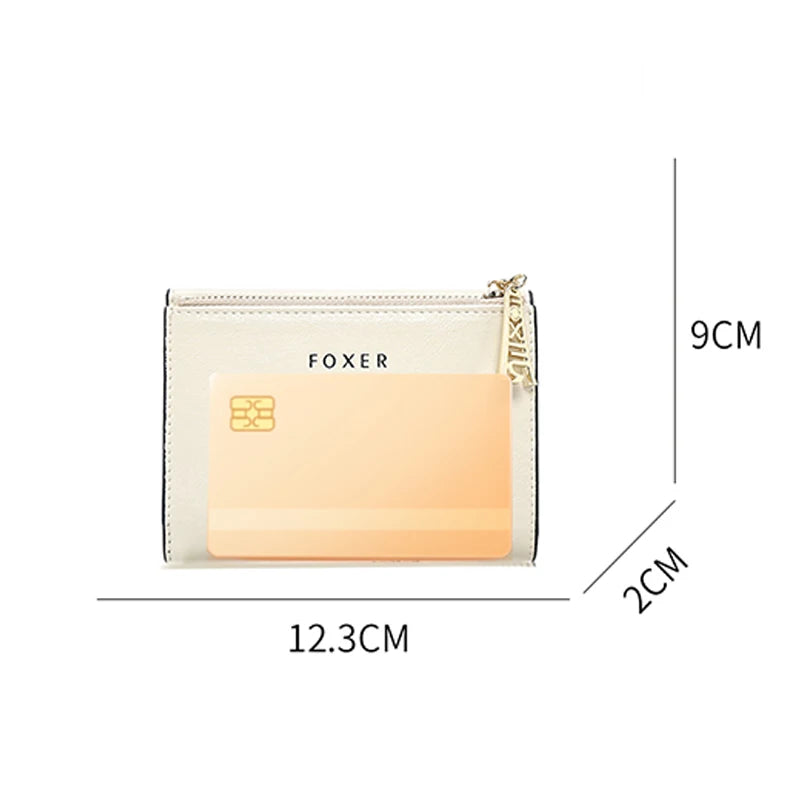 FOXER PU Women's Short Wallet