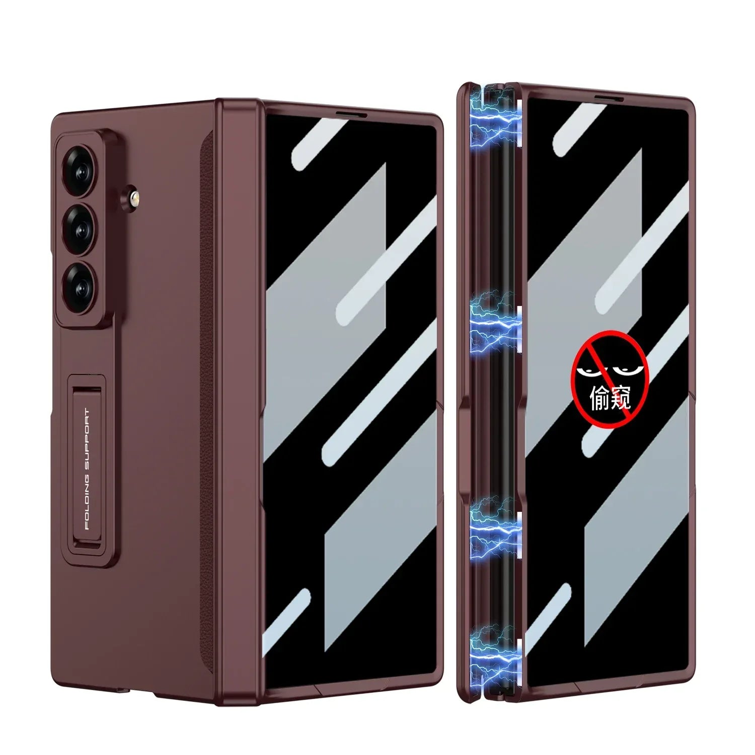 GKK Magnetic Hinge Anti-Peek Glass Case for Samsung Galaxy Z Fold 7 & 6 - ShopHub