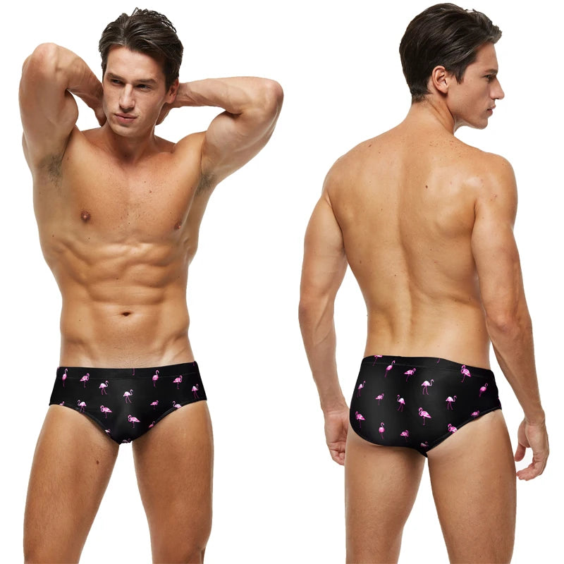DATIFER Mens Bañador Hombre Multicolour Swim Briefs