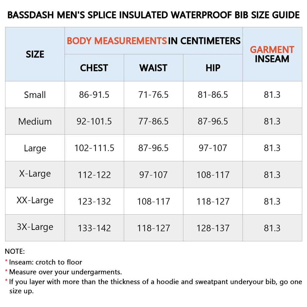 BASSDASH Men’s Insulated Waterproof Hunting & Fishing Bibs ShopHub