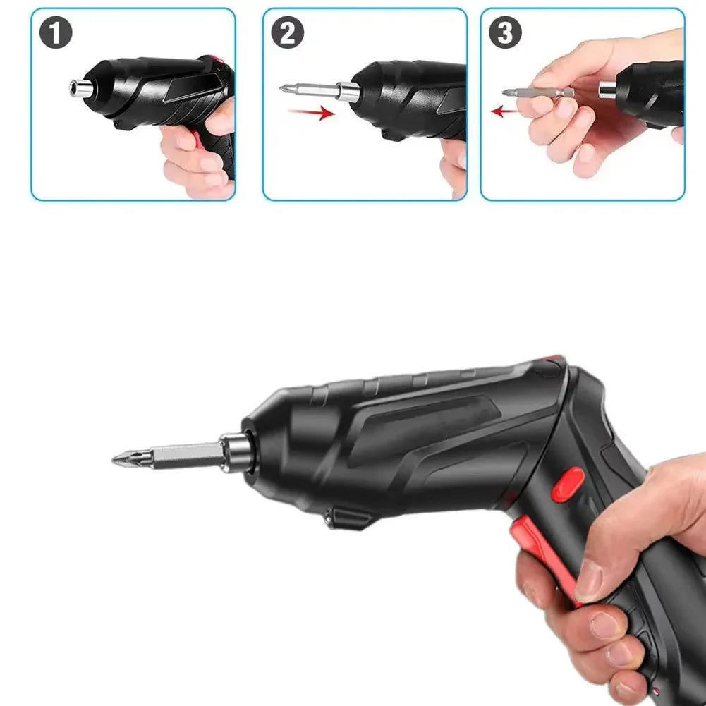 Rechargeable Electric Screwdriver Set Habicare