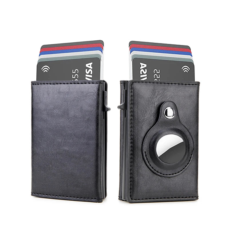 Rfid Carbon Fibe Airtag Wallets