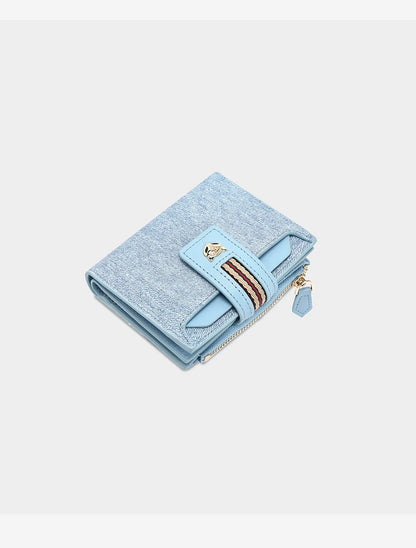 FOXER Synthetic Leather Short Wallet for Women