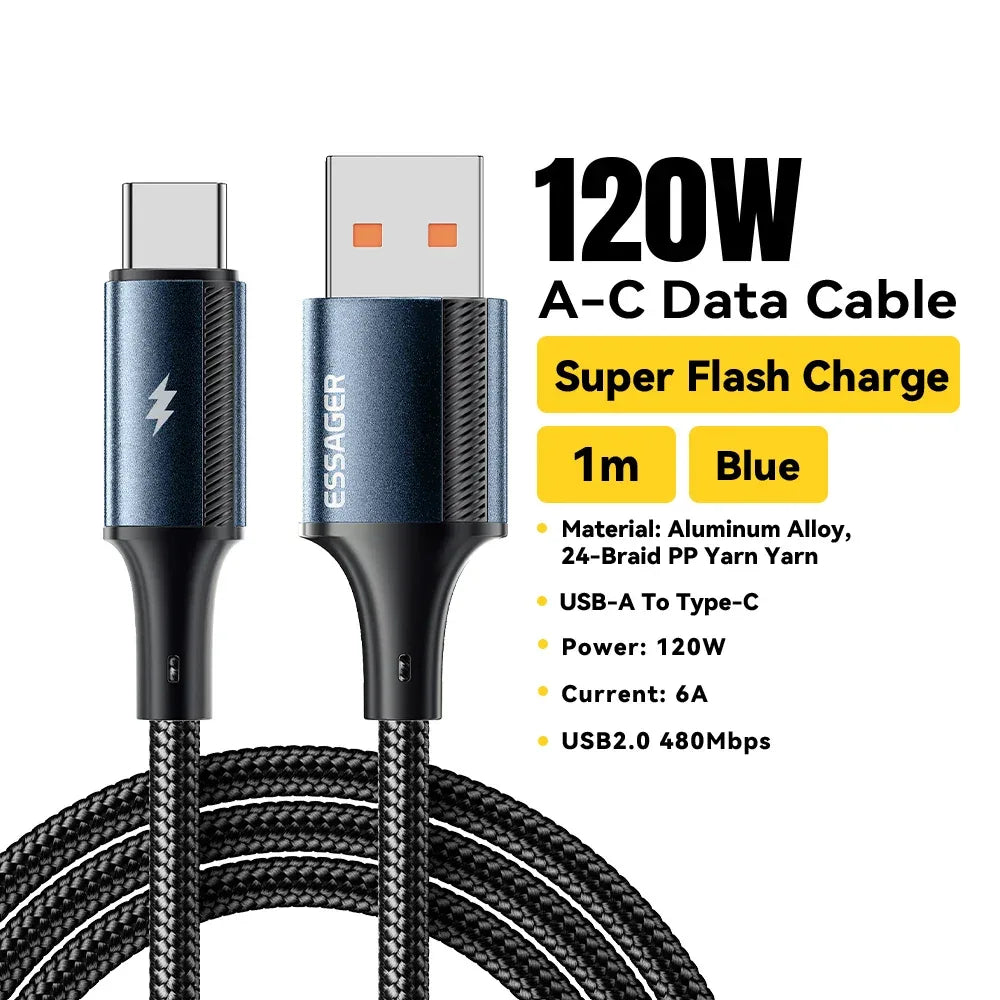 Essager 120W 6A Fast Charging Cable - ShopHub