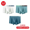 MiiOW Men's Cotton Boxer Briefs — Cosy Everyday Set