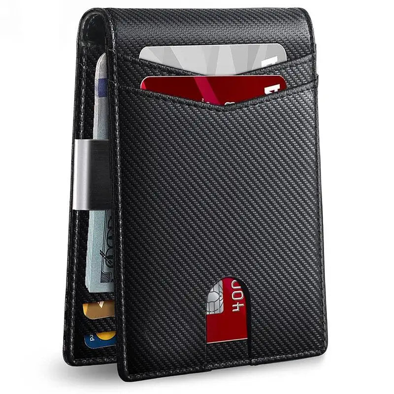 Rfid Microfier Leather Men's Luxury Wallets