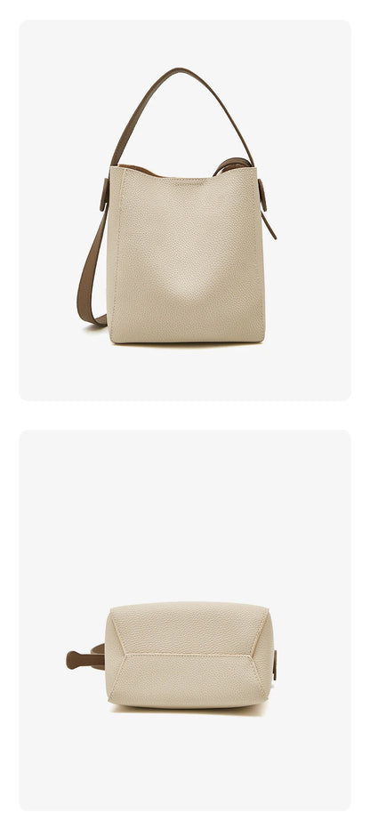 FOXER Split Leather Crossbody Shoulder Bag