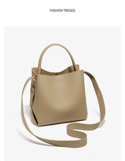 FOXER Genuine Leather Handbag — Premium Women's Shoulder Bag