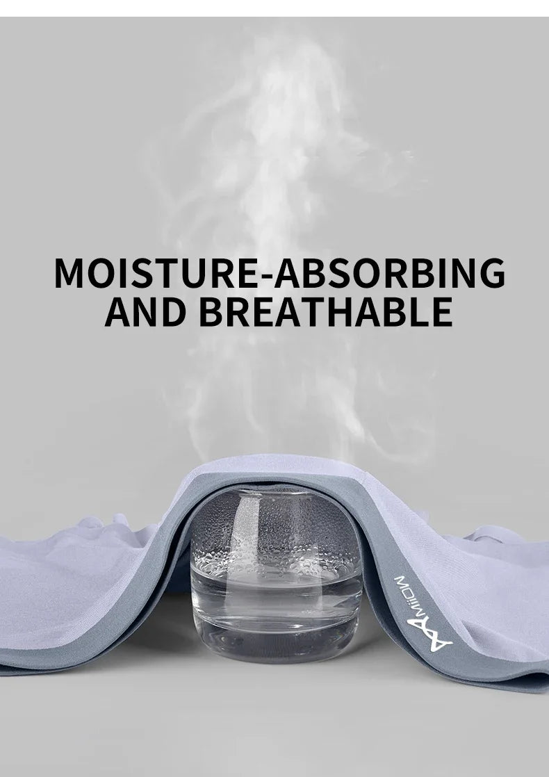 MiiOW Men's Modal Underwear - 3Pcs Graphene Antibacterial Boxer with Seamless Cuffs