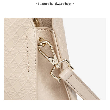 FOXER Luxury Genuine Leather Women's Shoulder Bag