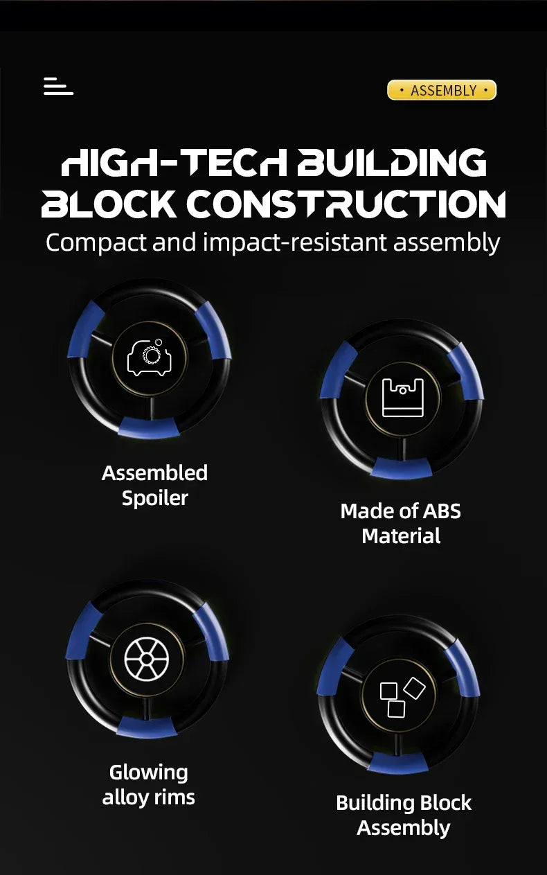 TOYLINX 1:14 Technical Building Blocks Racing Car Model - ShopHub
